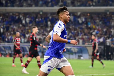 Belo horizonte (mg), 04 / 05 / 2025 - kaio jorge cruzeiro skorlarından ve cruzeiro ve flamengo arasındaki maçta Brezilya şampiyonluk serisi a (paulo ti / theenews2)