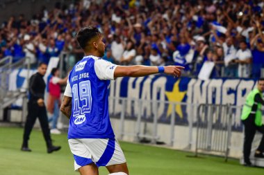 Belo horizonte (mg), 04 / 05 / 2025 - kaio jorge cruzeiro skorlarından ve cruzeiro ve flamengo arasındaki maçta Brezilya şampiyonluk serisi a (paulo ti / theenews2)