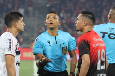 Curitiba (Pr), Brezilya 04 / 05 / 2025 - ligga arena 'da düzenlenen Brezilya şampiyonluk serisi b' nin 6. raundunda atletizm ve botafogo sp arasında oynanan maçta çekildi.