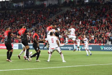 Curitiba (pr), Brazil 04 / 05 / 2025 - Atletico ve botafogo sp arasında oynanan karşılaşma sırasında oyuncu tevis Gabriel, ligga arena 'da düzenlenen 6.