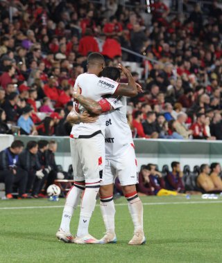 Curitiba (pr), Brazil 04 / 05 / 2025 - Atletico ve botafogo sp arasında oynanan karşılaşma sırasında oyuncu tevis Gabriel, ligga arena 'da düzenlenen 6.