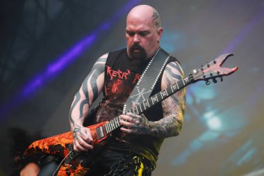 Sao Paulo (sp), 04 / 05 / 2025 - Metal efsanesi Kerry King 'in Brezilya' nın en büyük metal festivali olan çete üyelerinin son günündeki performansı, bu Pazar (04), Latin Amerika anıtında (fabricio bomjardim / thenews2)