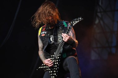 Sao Paulo (sp), 04 / 05 / 2025 - Metal efsanesi Kerry King 'in Brezilya' nın en büyük metal festivali olan çete üyelerinin son günündeki performansı, bu Pazar (04), Latin Amerika anıtında (fabricio bomjardim / thenews2)