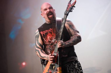 Sao Paulo (sp), 04 / 05 / 2025 - Metal efsanesi Kerry King 'in Brezilya' nın en büyük metal festivali olan çete üyelerinin son günündeki performansı, bu Pazar (04), Latin Amerika anıtında (fabricio bomjardim / thenews2)