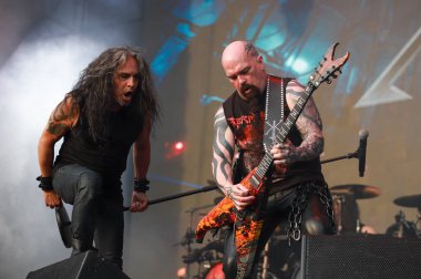 Sao Paulo (sp), 04 / 05 / 2025 - Metal efsanesi Kerry King 'in Brezilya' nın en büyük metal festivali olan çete üyelerinin son günündeki performansı, bu Pazar (04), Latin Amerika anıtında (fabricio bomjardim / thenews2)