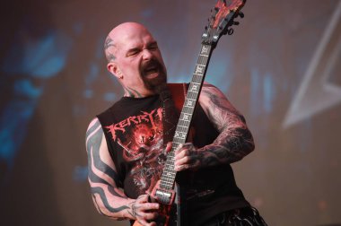 Sao Paulo (sp), 04 / 05 / 2025 - Metal efsanesi Kerry King 'in Brezilya' nın en büyük metal festivali olan çete üyelerinin son günündeki performansı, bu Pazar (04), Latin Amerika anıtında (fabricio bomjardim / thenews2)