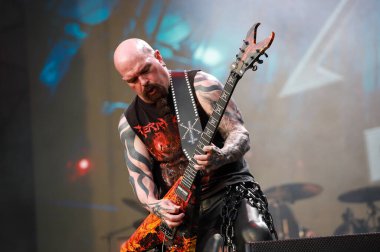 Sao Paulo (sp), 04 / 05 / 2025 - Metal efsanesi Kerry King 'in Brezilya' nın en büyük metal festivali olan çete üyelerinin son günündeki performansı, bu Pazar (04), Latin Amerika anıtında (fabricio bomjardim / thenews2)