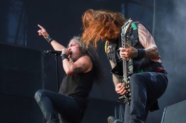 Sao Paulo (sp), 04 / 05 / 2025 - Metal efsanesi Kerry King 'in Brezilya' nın en büyük metal festivali olan çete üyelerinin son günündeki performansı, bu Pazar (04), Latin Amerika anıtında (fabricio bomjardim / thenews2)