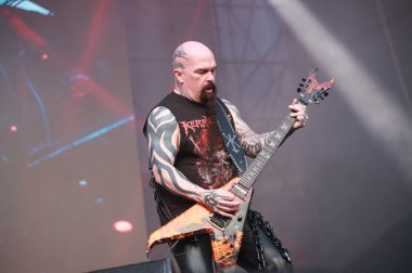 Sao Paulo (sp), 04 / 05 / 2025 - Metal efsanesi Kerry King 'in Brezilya' nın en büyük metal festivali olan çete üyelerinin son günündeki performansı, bu Pazar (04), Latin Amerika anıtında (fabricio bomjardim / thenews2)