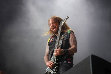 Sao Paulo (sp), 04 / 05 / 2025 - Metal efsanesi Kerry King 'in Brezilya' nın en büyük metal festivali olan çete üyelerinin son günündeki performansı, bu Pazar (04), Latin Amerika anıtında (fabricio bomjardim / thenews2)