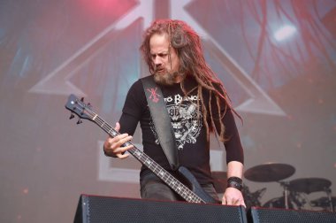 Sao Paulo (sp), 04 / 05 / 2025 - Metal efsanesi Kerry King 'in Brezilya' nın en büyük metal festivali olan çete üyelerinin son günündeki performansı, bu Pazar (04), Latin Amerika anıtında (fabricio bomjardim / thenews2)