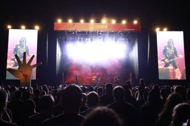 Sao Paulo (sp), Brezilya 04 / 05 / 2025 - Çete üyelerinin son açık hava günündeki performansı, Brezilya 'nın en büyük metal festivali (04), Latin Amerika anıtında (fabricio bomjardim / thenews2)