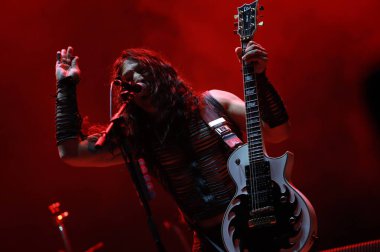 Sao Paulo (sp), Brezilya 04 / 05 / 2025 - Çete üyelerinin son açık hava günündeki performansı, Brezilya 'nın en büyük metal festivali (04), Latin Amerika anıtında (fabricio bomjardim / thenews2)