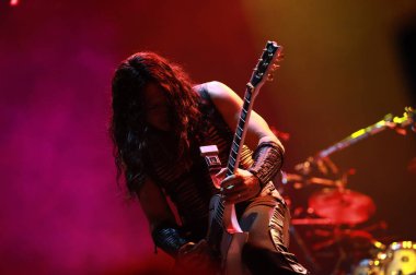 Sao Paulo (sp), Brezilya 04 / 05 / 2025 - Çete üyelerinin son açık hava günündeki performansı, Brezilya 'nın en büyük metal festivali (04), Latin Amerika anıtında (fabricio bomjardim / thenews2)