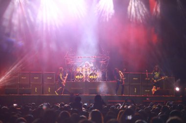 Sao Paulo (sp), Brezilya 04 / 05 / 2025 - Çete üyelerinin son açık hava günündeki performansı, Brezilya 'nın en büyük metal festivali (04), Latin Amerika anıtında (fabricio bomjardim / thenews2)