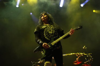 Sao Paulo (sp), Brezilya 04 / 05 / 2025 - Çete üyelerinin son açık hava günündeki performansı, Brezilya 'nın en büyük metal festivali (04), Latin Amerika anıtında (fabricio bomjardim / thenews2)