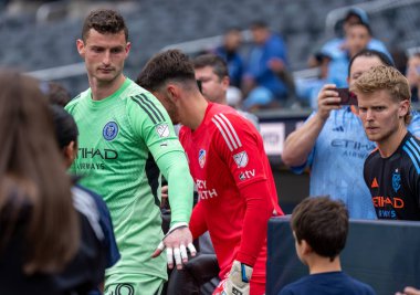 Bayan Nycfc, Cincinnati 'ye karşı. Mayıs 04.2025, New York, ABD: 4 Mayıs 2025 'te, New York City FC Cincinnati' yi (1-0) yendi. (Jorge Estrellado / the new ws2)