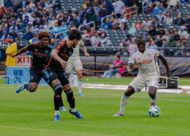 Bayan Nycfc, Cincinnati 'ye karşı. Mayıs 04.2025, New York, ABD: 4 Mayıs 2025 'te, New York City FC Cincinnati' yi (1-0) yendi. (Jorge Estrellado / the new ws2)