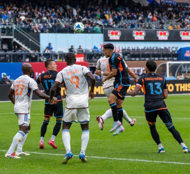 Bayan Nycfc, Cincinnati 'ye karşı. Mayıs 04.2025, New York, ABD: 4 Mayıs 2025 'te, New York City FC Cincinnati' yi (1-0) yendi. (Jorge Estrellado / the new ws2)