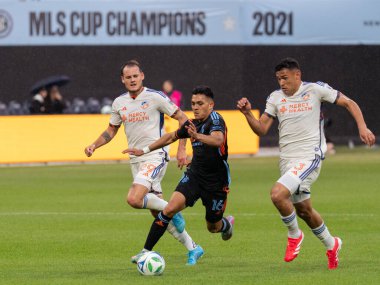 Bayan Nycfc, Cincinnati 'ye karşı. Mayıs 04.2025, New York, ABD: 4 Mayıs 2025 'te, New York City FC Cincinnati' yi (1-0) yendi. (Jorge Estrellado / the new ws2)