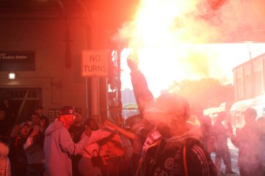 10 Mayıs 2025, New York, ABD: nycfc taraftarları New York 'taki Yankee Stadyumu' nda Niyi Fote / Thenews2)
