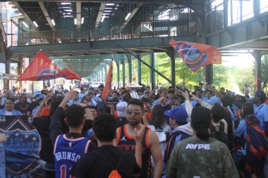10 Mayıs 2025, New York, ABD: nycfc taraftarları New York 'taki Yankee Stadyumu' nda Niyi Fote / Thenews2)