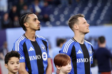 10 Mayıs 2025, New York, ABD: New York 'taki Yankee Stadyumu' ndaki Mls maçında NYFC ve CF Montreal arasındaki maç geçerlidir. (Niyi Fote / Thenews2)