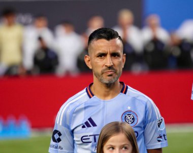 10 Mayıs 2025, New York, ABD: nycfc ve cf montreal arasındaki futbol maçı sırasında New York 'taki Yankee Stadyumu' ndaki Mls için geçerli (Niyi Fote / Thenews2)