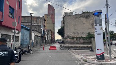 Sao Paulo (sp), Brezilya 12 / 5 / 2025 - rua dos gusmoes köşesinden protestanlarla dağıtılan cracolandia kullanıcıları, bu pazartesi, 12 Mayıs 2025. (Oslaim Brito / Tenews2) 