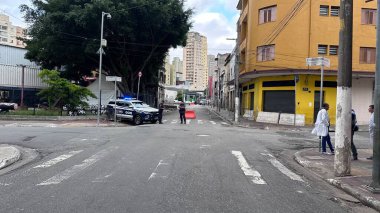 Sao Paulo (sp), Brezilya 12 / 5 / 2025 - rua dos gusmoes köşesinden protestanlarla dağıtılan cracolandia kullanıcıları, bu pazartesi, 12 Mayıs 2025. (Oslaim Brito / Tenews2) 