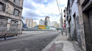 Sao Paulo (sp), Brezilya 12 / 5 / 2025 - rua dos gusmoes köşesinden protestanlarla dağıtılan cracolandia kullanıcıları, bu pazartesi, 12 Mayıs 2025. (Oslaim Brito / Tenews2) 