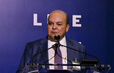 13 Mayıs 2025, New York, ABD: Ibaneis Rocha, federal bölge valisi -brasilia New York 'taki Harvard Club' da düzenlenen 14. Lide Brezilya yatırım forumu sırasında (niyi fote / the enews2)