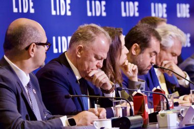 13 Mayıs 2025, New York, ABD: Brezilya 'daki Harvard Club' da düzenlenen 14. Lide Brezilya Yatırım Forumu, Brezilya 'lı politikacılar ve işadamlarının (niyi fote / thews2)