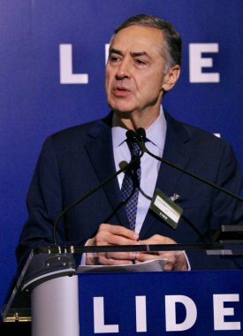 13 Mayıs 2025, New York, ABD: Luis Roberto Barroso, Brezilya Federal Yüksek Mahkemesi Başkanı Harvard Club 'da düzenlenen 14. Lide Brezilya Yatırım Forumu sırasında)