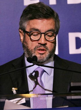 13 Mayıs 2025, New York, ABD: Luis Moreno (lide), Brezilya haftası boyunca New York 'taki Harvard kulübünde düzenlenen 14. Lide Brezilya yatırım forumu sırasında gerçekleşti (niyi fote / thews2)