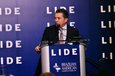 New York 'ta 14. Lide Brezilya Yatırım Forumu. 13 Mayıs 2025, New York, ABD: önemli do rego filho (niyi fote / theenews2)