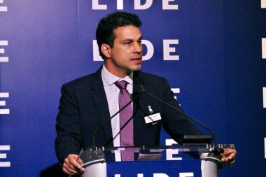 13 Mayıs 2025, New York, ABD: New York 'taki Harvard Club' da düzenlenen 14. Lide Brezilya Yatırım Forumu sırasında senatör Irak Silvestre (niyi fote / thews2)