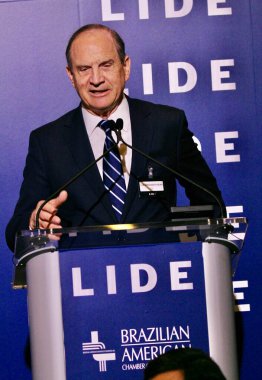 13 Mayıs 2025, New York, ABD: luiz furlan (lide), Brezilya haftası boyunca New York 'taki Harvard kulübünde düzenlenen 14. Lide Brezilya yatırım forumu sırasında gerçekleşti (niyi fote / thews2)