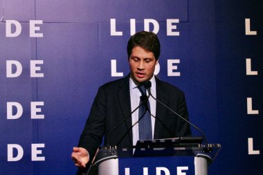 13 Mayıs 2025, New York, ABD: joao doria jr (lide), Brezilya haftası boyunca New York 'taki Harvard kulübünde düzenlenen 14. Lide Brezilya yatırım forumu sırasında (niyi fote / thews2)