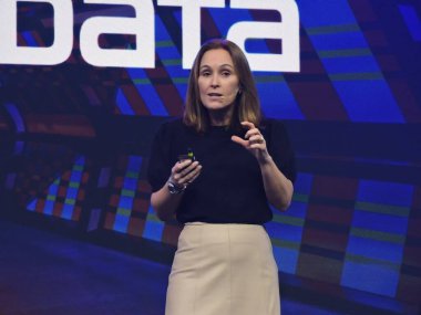 Sao Paulo (sp), 05 / 21 / 2025 - mikrosoft Brezilya başkanı Priscyla Laham, Transamerica 'daki çok uluslu teknoloji şirketi ntt verileri tarafından tanıtılan 2025 bağlantı etkinliğine katıldı. (Leandro Chemalle / Yeniler 2)