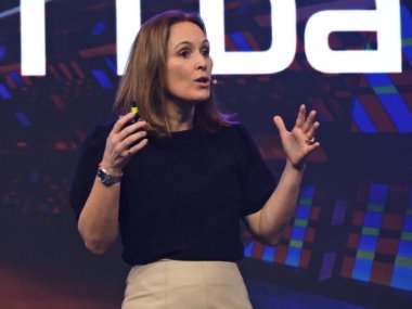 Sao Paulo (sp), 05 / 21 / 2025 - mikrosoft Brezilya başkanı Priscyla Laham, Transamerica 'daki çok uluslu teknoloji şirketi ntt verileri tarafından tanıtılan 2025 bağlantı etkinliğine katıldı. (Leandro Chemalle / Yeniler 2)