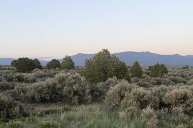 Tao, New Mexico, ABD: 21 Mayıs 2025 - New Mexico 'nun dağlık kesiminin gün batımı ve güzelliğiyle manzarası. (Niyi Fote/Thenews2)