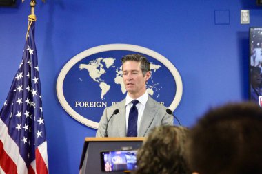 New York, ABD: 3 Haziran 2025 - Dan courtemanche, baş haberleşme subayı, büyük lig soccercercercercered gazetecilere bir basın toplantısı düzenledi. (Niyi Fote/Thenews2)