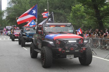 8 Haziran 2025, New York, ABD: 2025 yılında New York 'ta düzenlenen ulusal Porto Riko Günü geçidi (8). Geçit töreni güzergahı 44. caddeden 79. caddeye kadar takip etti (niyi fote / the new ws2)