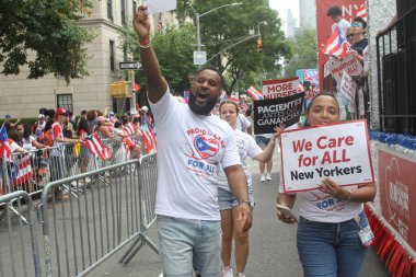 8 Haziran 2025, New York, ABD: 2025 yılında New York 'ta düzenlenen ulusal Porto Riko Günü geçidi (8). Geçit töreni güzergahı 44. caddeden 79. caddeye kadar takip etti (niyi fote / the new ws2)
