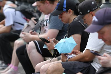 8 Haziran 2025, New York, ABD pokemon festivali 2025, New Park, New York. Central Park, New York 'ta oynanan oyun, aynı zamanda Liberty State Park ve Jersey City' ye de yayılıyor. (niyi fote\ theenews2)                