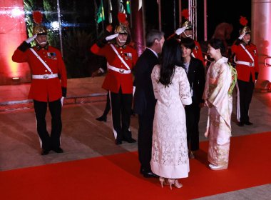 Sao Paulo (sp), Brezilya 06 / 06 / 2025 - Sao Paulo eyaleti valisi Tarcisio de freitas (cumhuriyetçiler), bu Cuma (6), Morumbi 'deki Bandeirantes Sarayı' nda (leco viana / thenews2))