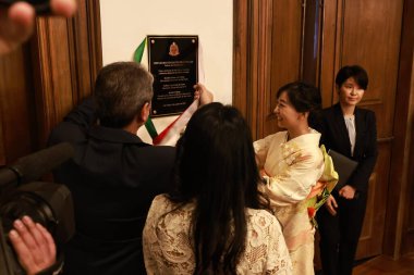 Sao Paulo (sp), Brezilya 06 / 06 / 2025 - Sao Paulo Eyaleti valisi, Tarcisio de freitas ve Japon İmparatorluğu Prensesi Kako arasında Morumbi 'deki Bandeirantes Sarayı' nda ikili görüşme (leco viana / thews2)