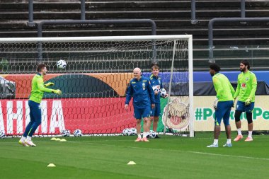Sao Paulo (SP), Brezilya 06 / 09 / 2025 Paraguay milli takımı maçından önce Neo Quimica Arena 'da (leco viana / thenews2)