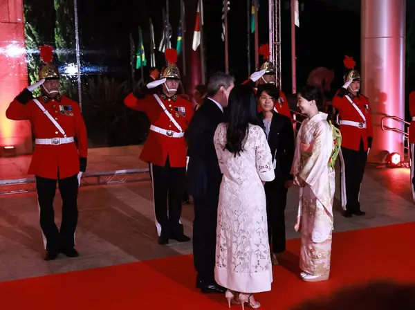 Sao Paulo (sp), Brezilya 06 / 06 / 2025 - Sao Paulo eyaleti valisi Tarcisio de freitas (cumhuriyetçiler), bu Cuma (6), Morumbi 'deki Bandeirantes Sarayı' nda (leco viana / thenews2))